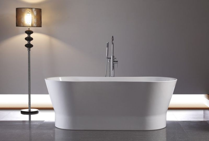 Акриловая ванна BelBagno отдельностоящая, белая BB406-1650-730