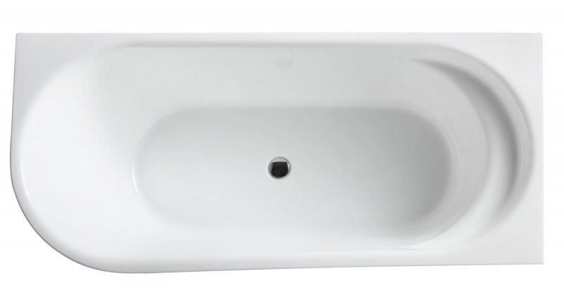 Акриловая ванна BelBagno угловая, правосторонняя, белая BB410-1500-780-R