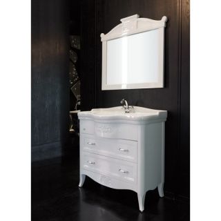 Зеркало BelBagno PRIMAVERA BB45S/WA, 990x830x45 белый античный
