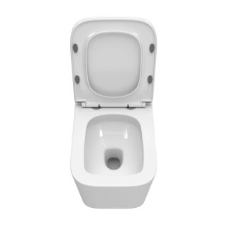 Унитаз подвесной BelBagno DUE-TOR BB5171CH-TOR/SC белый