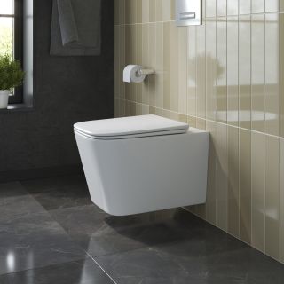 Унитаз подвесной BelBagno DUE-TOR BB5171CH-TOR/SC белый