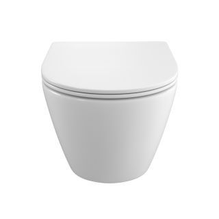 Унитаз подвесной BelBagno безободковый, с системой смыва "Торнадо", с сиденьем soft close, BB5177CH-TOR/SC