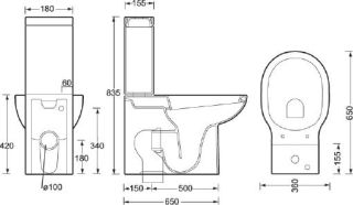 Бачок для унитаза BelBagno BB548T белый
