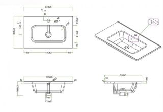 Раковина керамическая BelBagno 60см Etna BB600/390ETL Раковина керамическая BelBagno 60см Etna BB600/390ETL