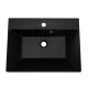 Раковина BelBagno из искусственного мрамора, 600x450x150, BB600/450-LV-ART-AST-NERO черный
