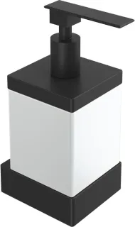Дозатор Boheme Qubic 10727-B чёрный матовый