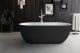 Акриловая ванна BelBagno 150x80см чёрный матовый BB70-1500-800-W/NM