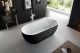 Акриловая ванна BelBagno 150x80см чёрный матовый BB70-1500-800-W/NM