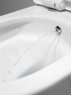 Унитаз подвесной BelBagno безободковый со смывом "Торнадо", с функцией биде и смесителем, с сиденьем дюропласт soft close BB7026CH-TOR-BS/SC