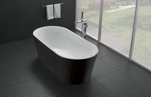 Акриловая ванна BelBagno 170x80см чёрный глянец BB71-1700-NERO-W0