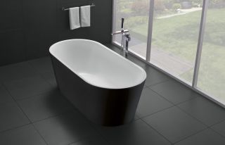 Акриловая ванна BelBagno 180x80см чёрный глянец BB71-1800-NERO-W0