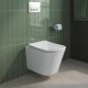Унитаз подвесной безободковый с сиденьем BelBagno DUE 2.0 BB7107CHR/SC Унитаз подвесной безободковый с сиденьем BelBagno DUE 2.0 BB7107CHR/SC