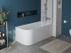 Акриловая ванна BELBAGNO BB712-1700-730-R 170x73 см 
