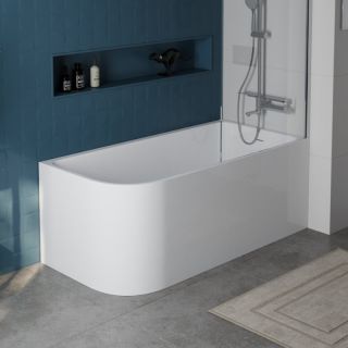 Акриловая ванна BELBAGNO BB712-1700-730-R 170x73 см  Акриловая ванна BELBAGNO BB712-1700-730-R 170x73 см