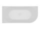 Акриловая ванна BelBagno BB714-1500-750-L 150x75 см белый