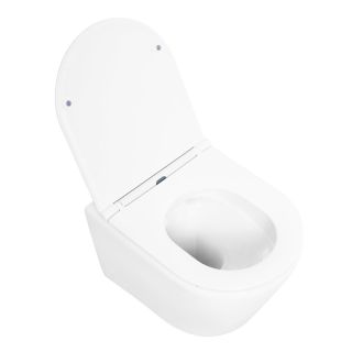 Подвесной унитаз BelBagno Tre белый BB8001CHR/SC Подвесной унитаз BelBagno Tre белый BB8001CHR/SC