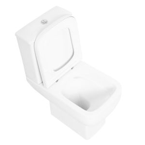 Чаша унитаза BelBagno Aurora BB8604CPR/SC безободковый белый (крышка в комплекте)