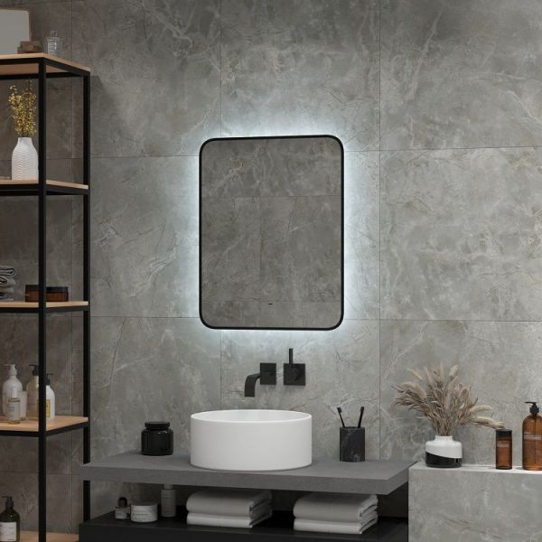 Зеркало с подсветкой Art&Max Siena 50x70см AM-Sie-500-700-DS-F