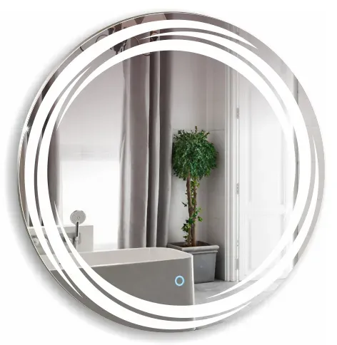Зеркало с подсветкой Aquanika Round AQR7777RU34 77 см