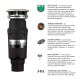 Измельчитель пищевых отходов Bone Crusher ВС 910 AS-Slim Line