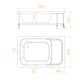 Душевой поддон прямоугольный RGW BC/L 16180682-91 с сиденьем 80x120см белый Душевой поддон прямоугольный RGW BC/L 16180682-91 с сиденьем 80x120см белый