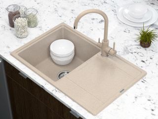 Смеситель для кухни Paulmark Essen Es213211-302 песок Смеситель для кухни Paulmark Essen Es213211-302 песок