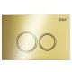 Клавиша смыва D&K Bayern DB1529007.2 (арт.инсталл DI8050127), золото глянец (DB1529007.2)