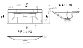 Раковина Am.pm INSPIRE 2.0 M50AWPC1201WG 120см Раковина Am.pm INSPIRE 2.0 M50AWPC1201WG 120см