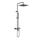 Душевая стойка WasserKRAFT Muritz Thermo 98101.118.137GR с термостатическим смесителем графит