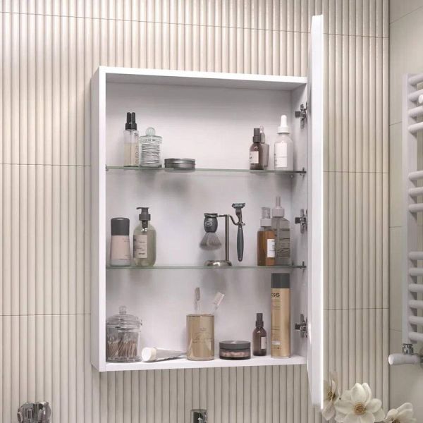 Зеркальный шкаф с подсветкой Vigo Geometry 220 60 см