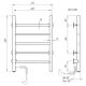 Полотенцесушитель электрический Domoterm Классик DMT 109-5 40x60 EK L хром