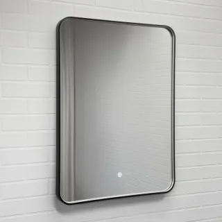 Зеркало Comforty Сириус 60 00-00020613 черный матовый