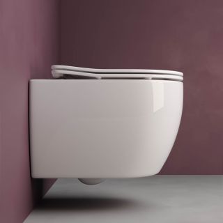Подвесной унитаз Ceramica Nova Play CN3001 безободковый белый Подвесной унитаз Ceramica Nova Play CN3001 безободковый белый