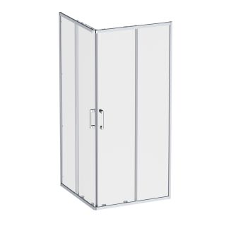 Душевой уголок Am.Pm Above W9XG-403-9090-MT 90x90 см профиль хром стекло прозрачное
