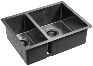 Мойка кухонная Paulmark Annex PM545944-GMR правая воронёная сталь Мойка кухонная Paulmark Annex PM545944-GMR правая воронёная сталь