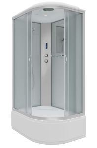 Душевая кабина Niagara NG-2310-14LP 120x80см серебро/матовое