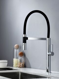 Смеситель для кухни AQUAme Cucina AQM9904CR с гибким изливом хром