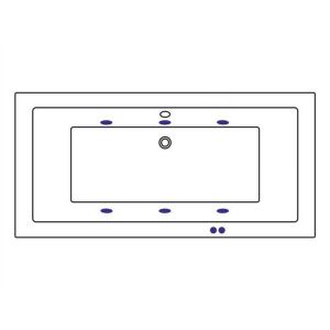 Гидромассажная ванна WHITECROSS Savia Duo 0103.170080.100.SOFT.WH 170x80 Soft белый