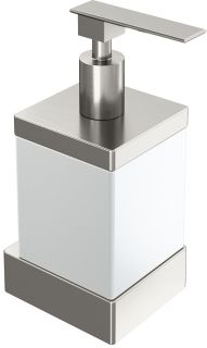Дозатор Boheme Qubic 10727-NB никель брашированный