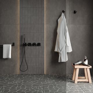 Душевая перегородка WasserKRAFT Rur 30W40 120 см профиль хром стекло прозрачное