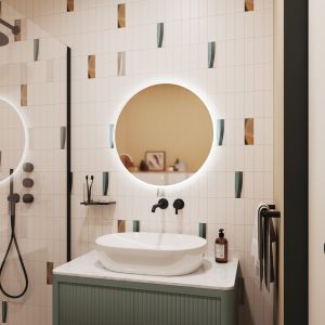 Зеркало с подсветкой Sancos Bella BE770 77см с сенсорным выключателем