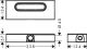 Скрытая часть для трапа Hansgrohe uBox universal 01000180 Скрытая часть для трапа Hansgrohe uBox universal 01000180