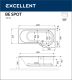Ванна акриловая EXCELLENT BeSpot 160x80 (правая)