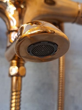 Душевая система с термостатом AltroBagno Beatrice 030403 R Or золото розовое
