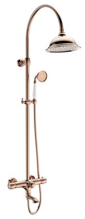 Душевая система с термостатом AltroBagno Beatrice 030403 R Or золото розовое