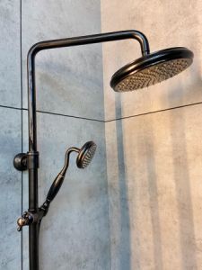 Душевая система с термостатом AltroBagno Beatrice 030407 BrNe черная бронза
