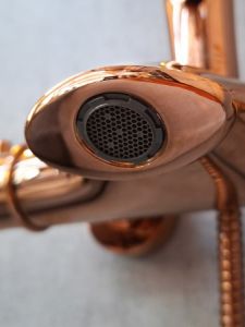 Душевая система с термостатом AltroBagno Beatrice 030423 ROr  золото розовое