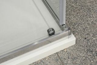 Душевой уголок BelBagno UNIQUE-AH-1-110/125-90-C-Cr хром