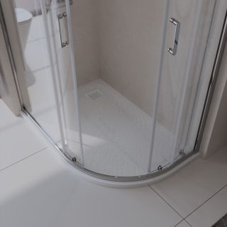 Душевой поддон BelBagno UNO TRAY-MR-UNO-RH-120/90-550-35-W-L-BO из искусственного мрамора в комплекте с сифоном