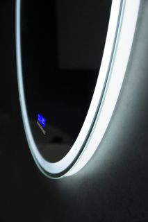 Зеркало круглое BelBagno SPC-RNG-800-LED-TCH-RAD с bluetooth, термометром и радио